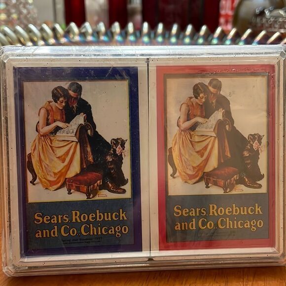 Sears Roebuck and Co Chicago Vintage Playing Cards - Picture 1 of 4